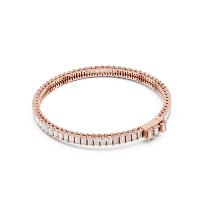 JÄGER JEWEL Elara Éclat Emerald Line Bracelet – JÄGER Metal