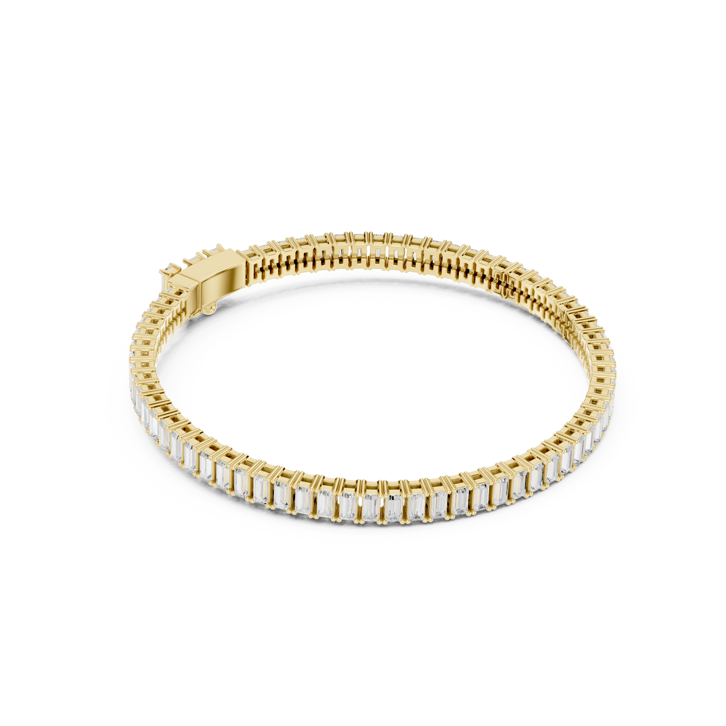 JÄGER JEWEL Elara Éclat Emerald Line Bracelet – JÄGER Metal