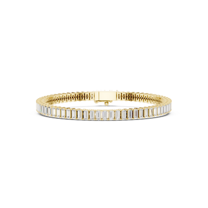 JÄGER JEWEL Elara Éclat Emerald Line Bracelet – JÄGER Metal