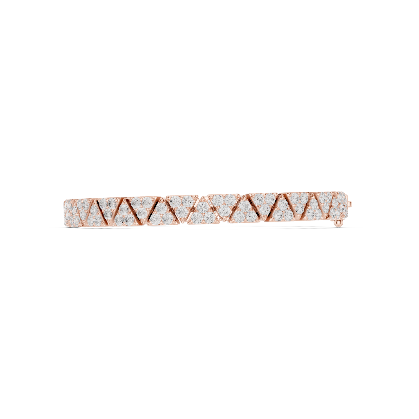 JÄGER JEWEL Vertex Luxe Geometric Diamond Bracelet – JÄGER Metal