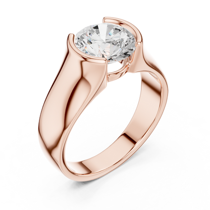 JÄGER JEWEL Sculpted Solitaire Ring – 1.50 Carat