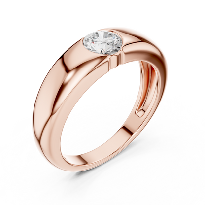 JÄGER JEWEL Pure Horizon Solitaire Ring – JÄGER Metal
