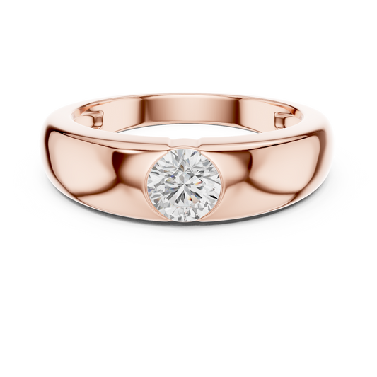 JÄGER JEWEL Pure Horizon Solitaire Ring – JÄGER Metal