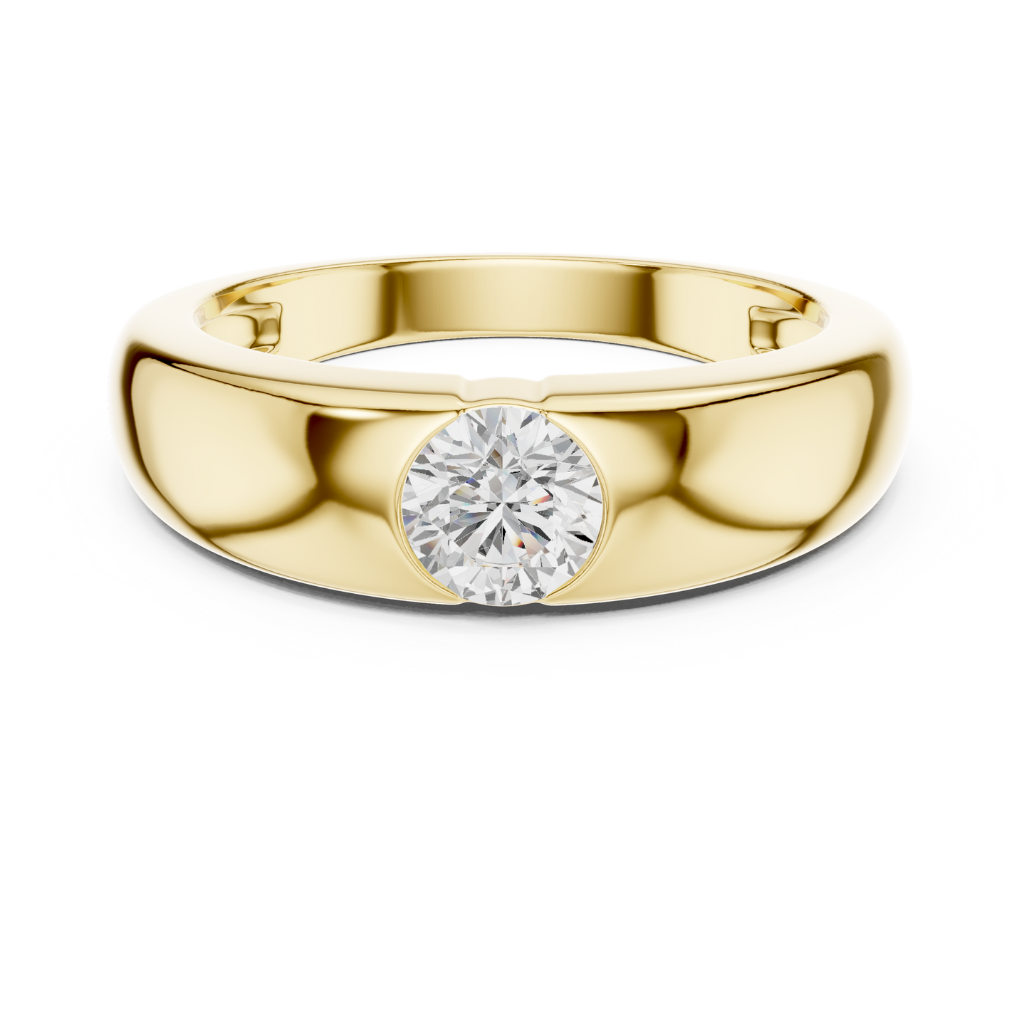JÄGER JEWEL Pure Horizon Solitaire Ring – JÄGER Metal