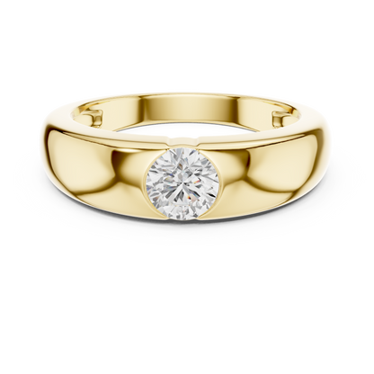 JÄGER JEWEL Pure Horizon Solitaire Ring – JÄGER Metal