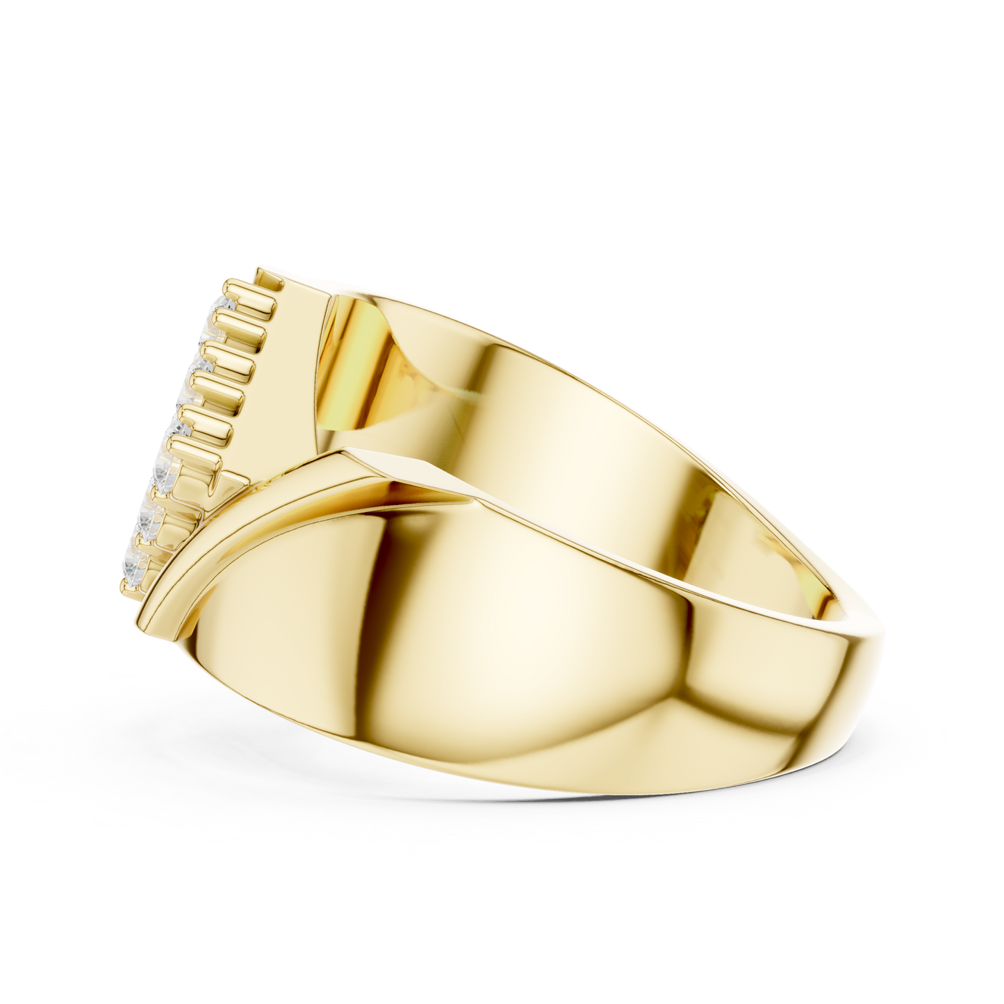 JÄGER JEWEL Crown Matrix Diamond Ring – JÄGER Metal