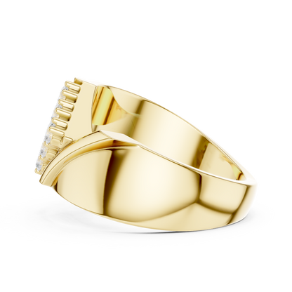 JÄGER JEWEL Crown Matrix Diamond Ring – JÄGER Metal