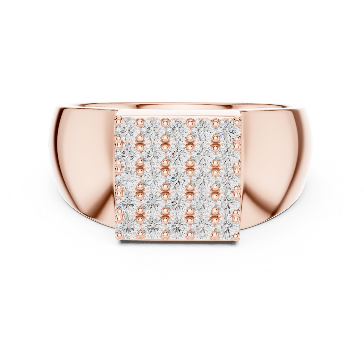 JÄGER JEWEL Imperial Grid Diamond Ring – JÄGER Metal