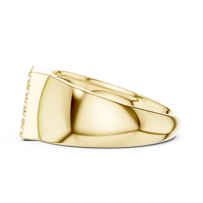 JÄGER JEWEL Imperial Grid Diamond Ring – JÄGER Metal