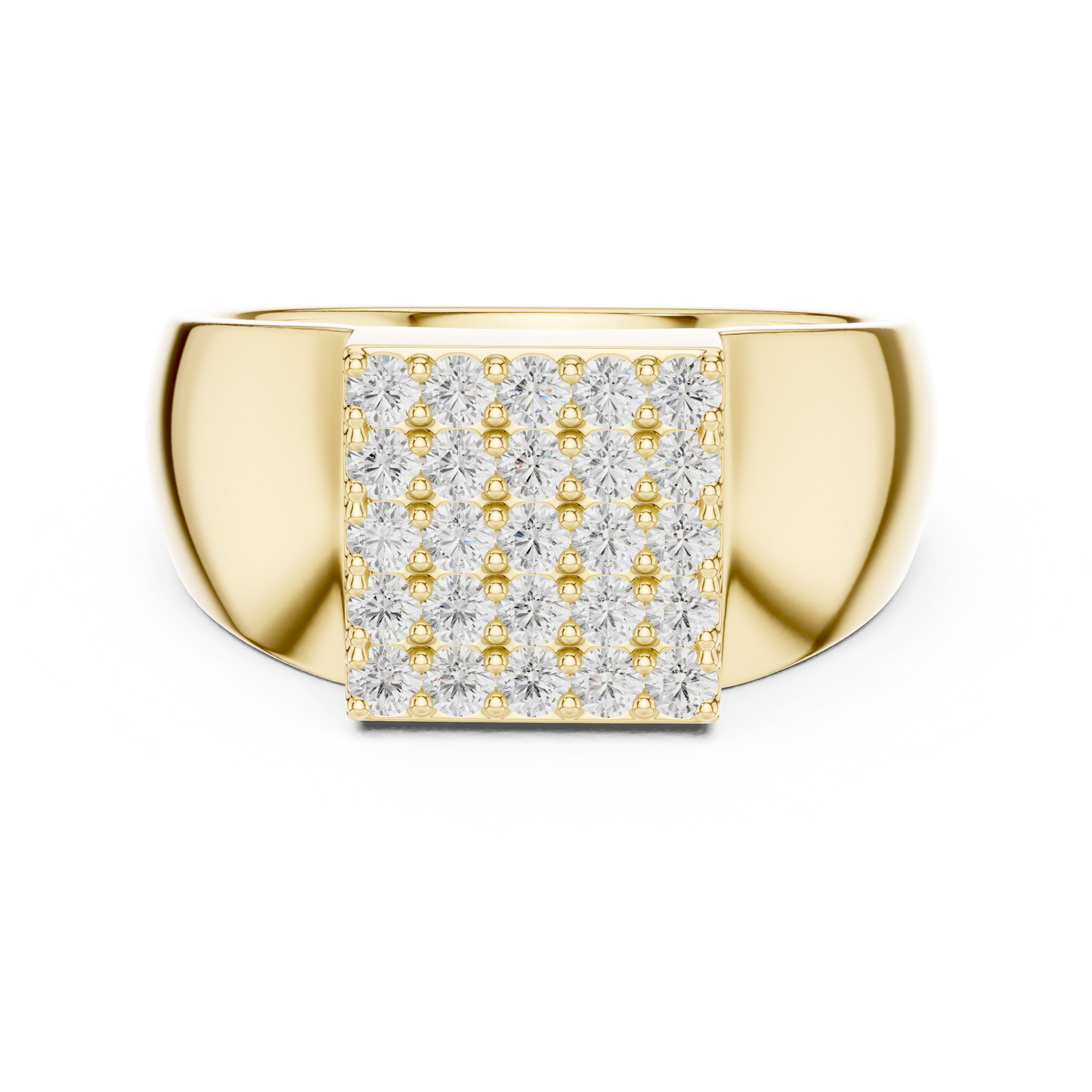 JÄGER JEWEL Imperial Grid Diamond Ring – JÄGER Metal