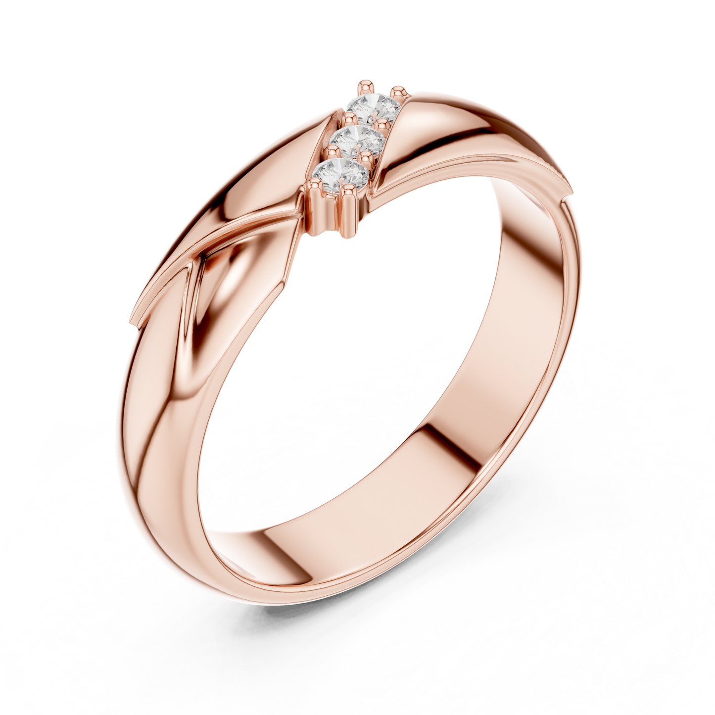 JÄGER JEWEL Sculpted Crest Diamond Ring – JÄGER Metal