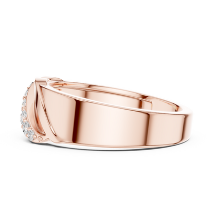 JÄGER JEWEL Infinite Flow Diamond Band – JÄGER Metal