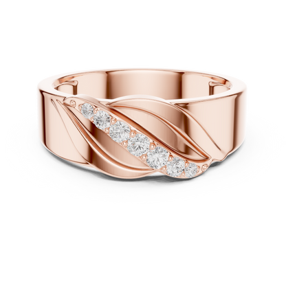 JÄGER JEWEL Infinite Flow Diamond Band – JÄGER Metal