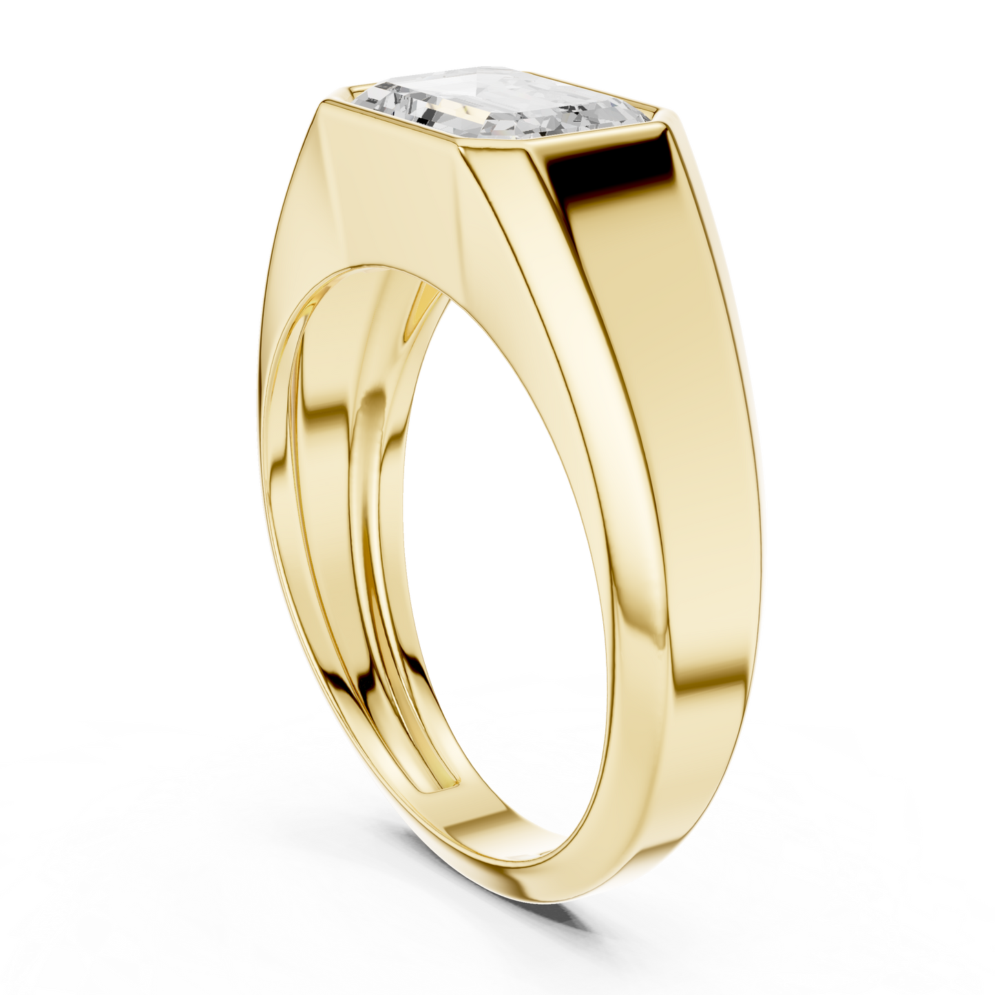 JÄGER JEWEL Sovereign Emerald-Cut Diamond Ring – JÄGER Metal