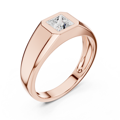 JÄGER JEWEL Apex Square Diamond Ring – JÄGER Metal