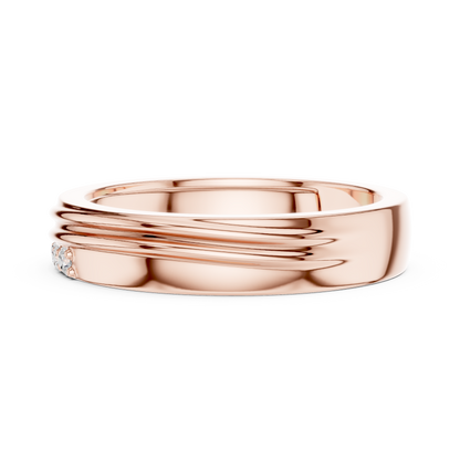 JÄGER JEWEL Classic Crest Diamond Band – JÄGER Metal