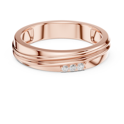 JÄGER JEWEL Classic Crest Diamond Band – JÄGER Metal