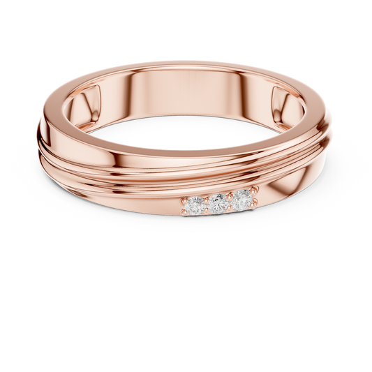 JÄGER JEWEL Classic Crest Diamond Band – JÄGER Metal