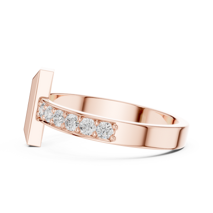 JÄGER JEWEL Crossline Pavé Ring – JÄGER Metal