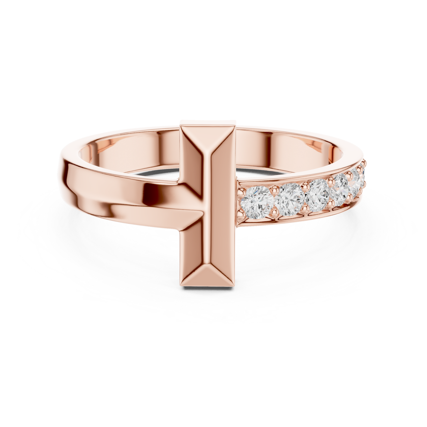 JÄGER JEWEL Crossline Pavé Ring – JÄGER Metal