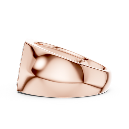 JÄGER JEWEL Regal Crest Pavé Diamond Ring – JÄGER Metal