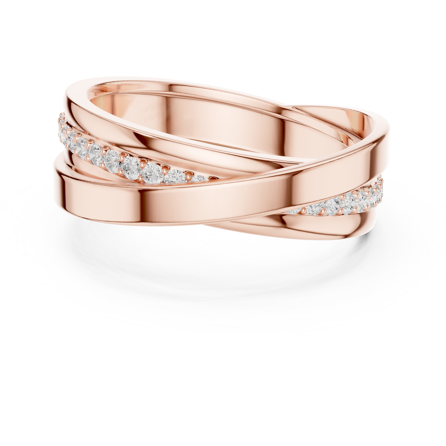 JÄGER JEWEL Twin Horizon Diamond Band – JÄGER Metal