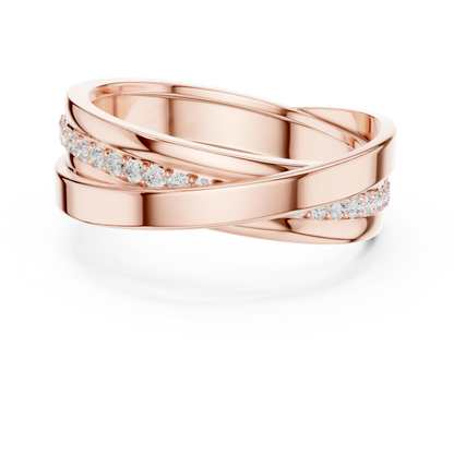 JÄGER JEWEL Twin Horizon Diamond Band – JÄGER Metal