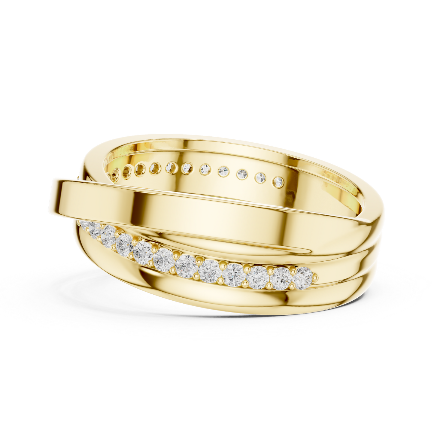 JÄGER JEWEL Twin Horizon Diamond Band – JÄGER Metal