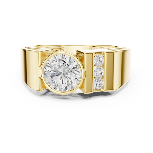 JÄGER JEWEL Orbit Crest Diamond Ring – JÄGER Metal