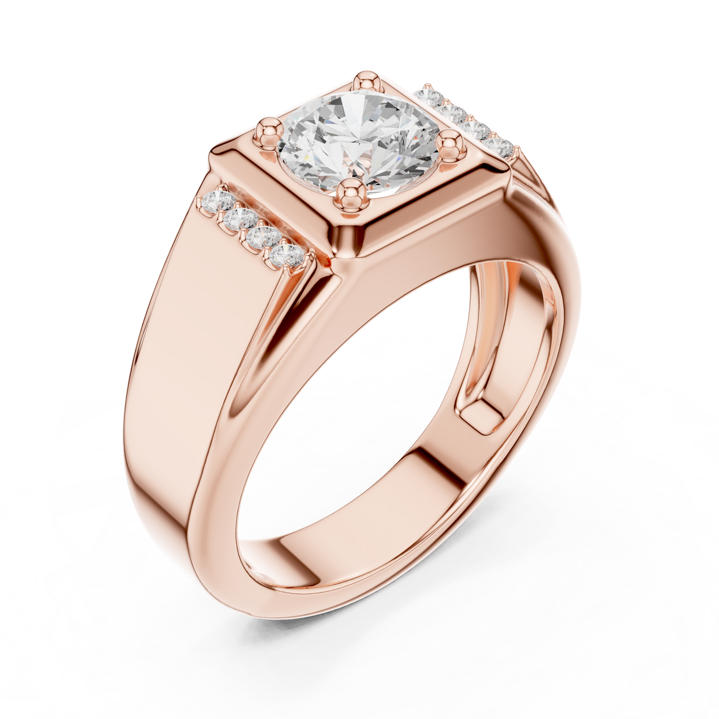 JÄGER JEWEL Sovereign Frame Diamond Ring – JÄGER Metal