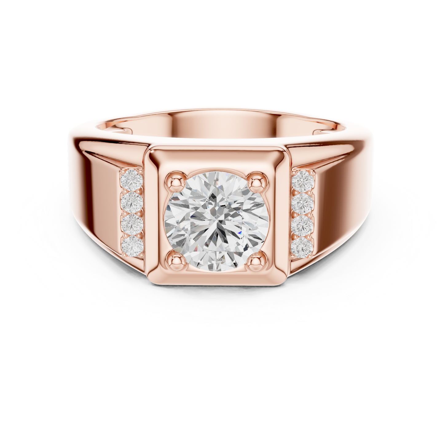 JÄGER JEWEL Sovereign Frame Diamond Ring – JÄGER Metal