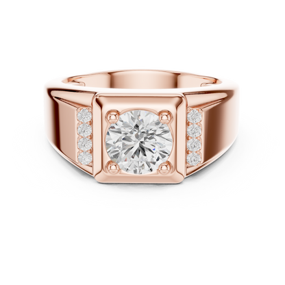 JÄGER JEWEL Sovereign Frame Diamond Ring – JÄGER Metal