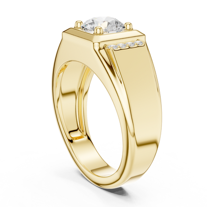 JÄGER JEWEL Sovereign Frame Diamond Ring – JÄGER Metal