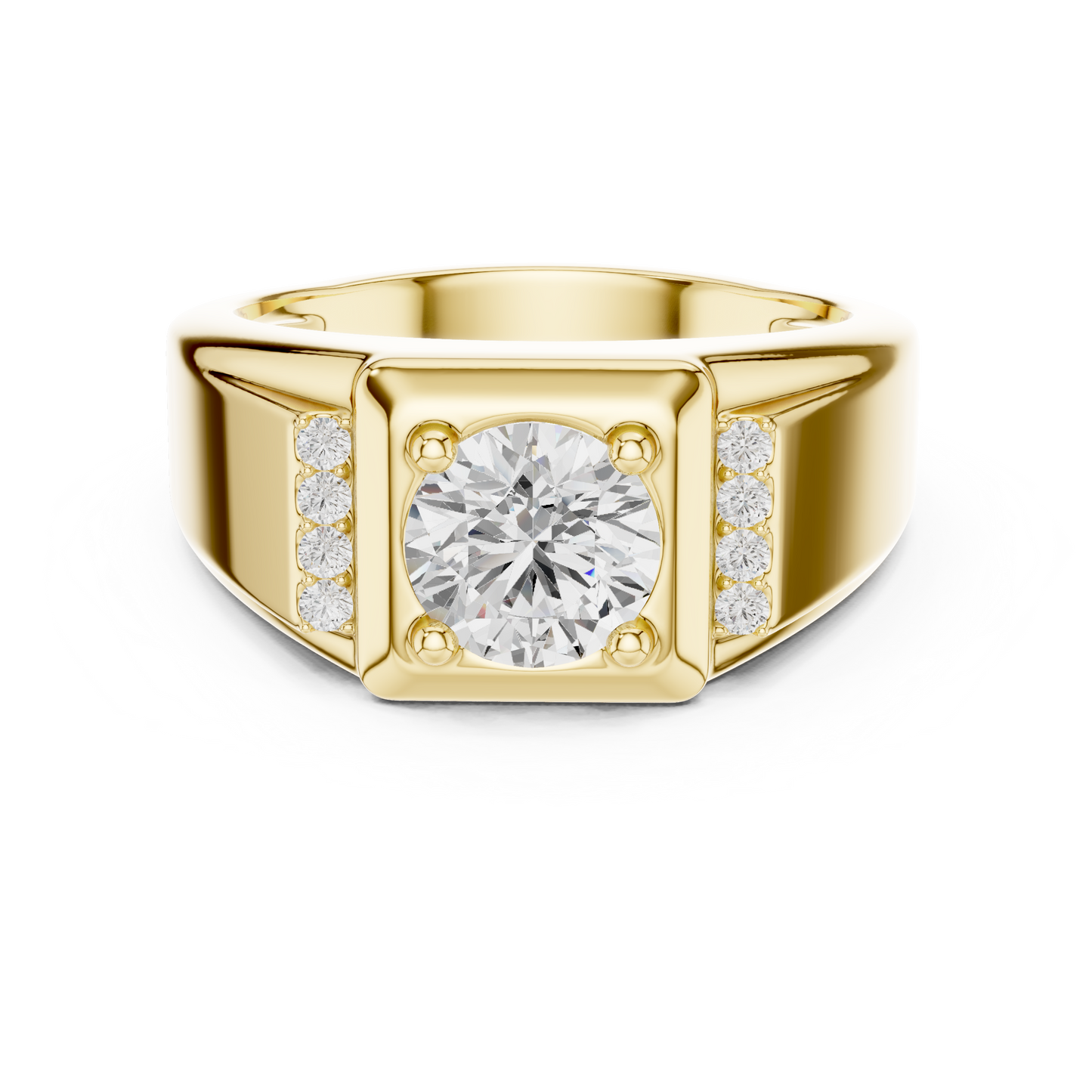 JÄGER JEWEL Sovereign Frame Diamond Ring – JÄGER Metal