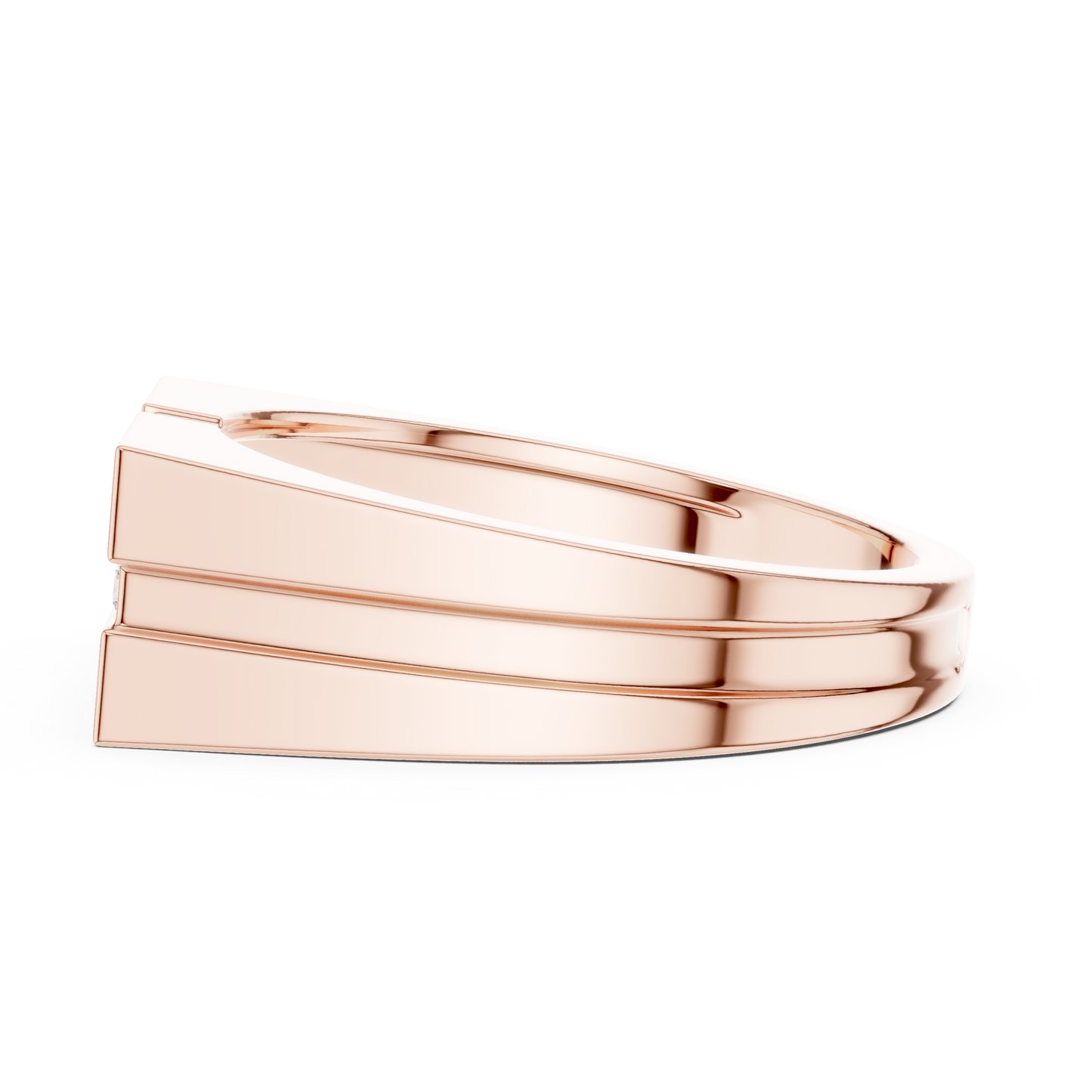 JÄGER JEWEL Axis Block Diamond Ring – JÄGER Metal