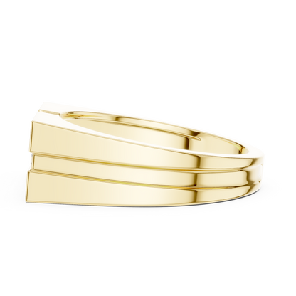 JÄGER JEWEL Axis Block Diamond Ring – JÄGER Metal