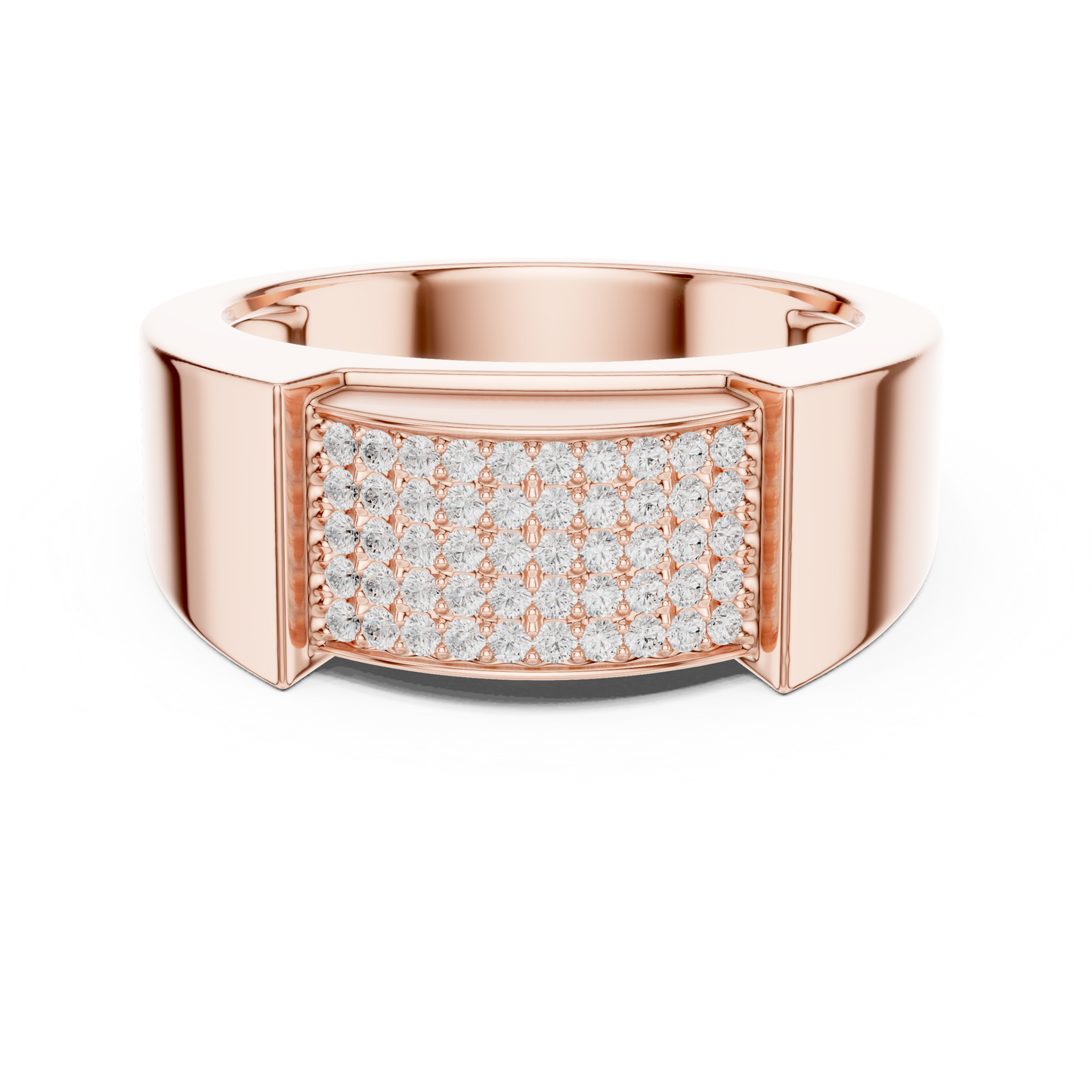 JÄGER JEWEL Pavé Vault Diamond Ring – JÄGER Metal