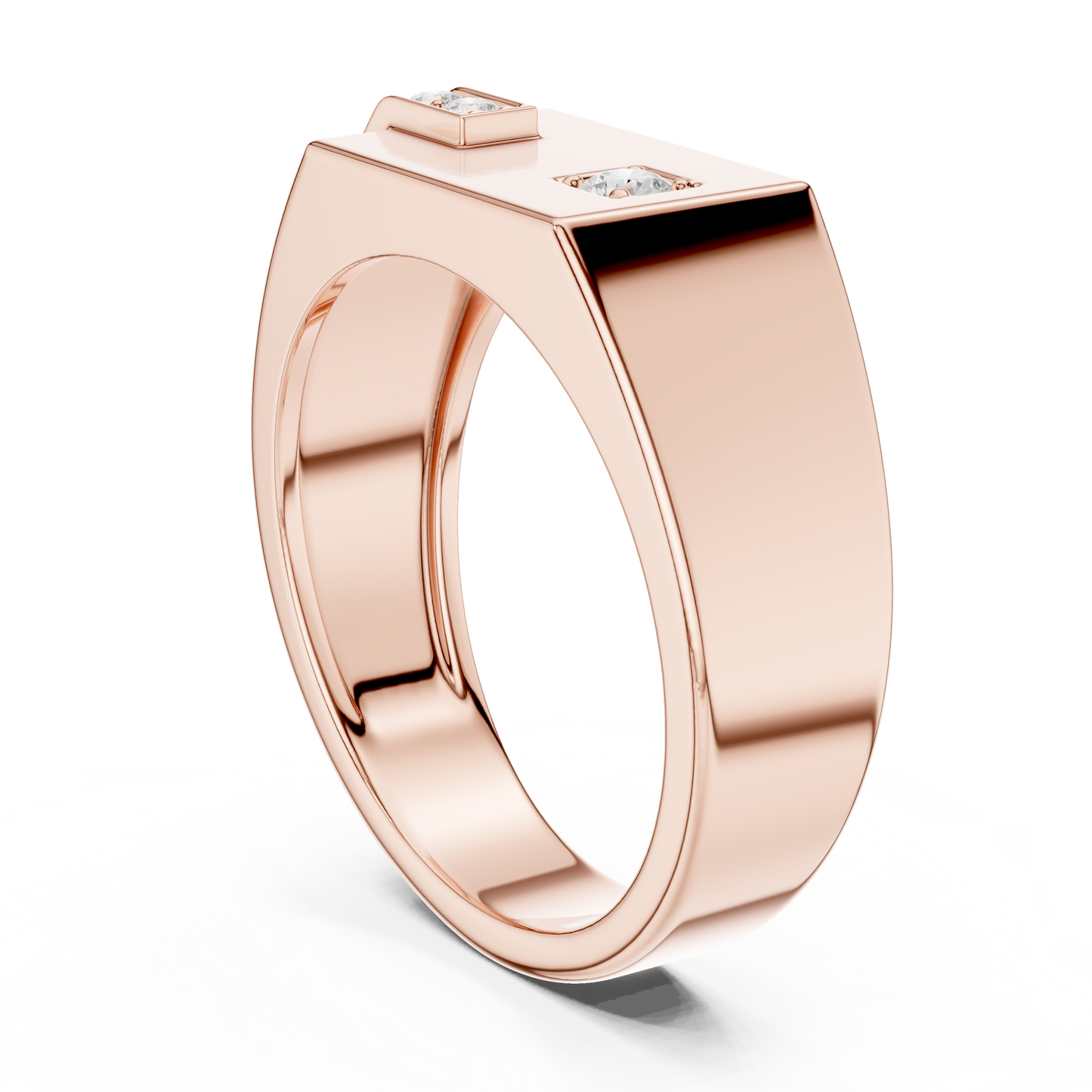 JÄGER JEWEL Dual Accent Block Ring – JÄGER Metal