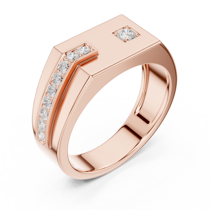 JÄGER JEWEL Dual Accent Block Ring – JÄGER Metal