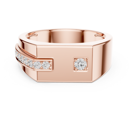 JÄGER JEWEL Dual Accent Block Ring – JÄGER Metal