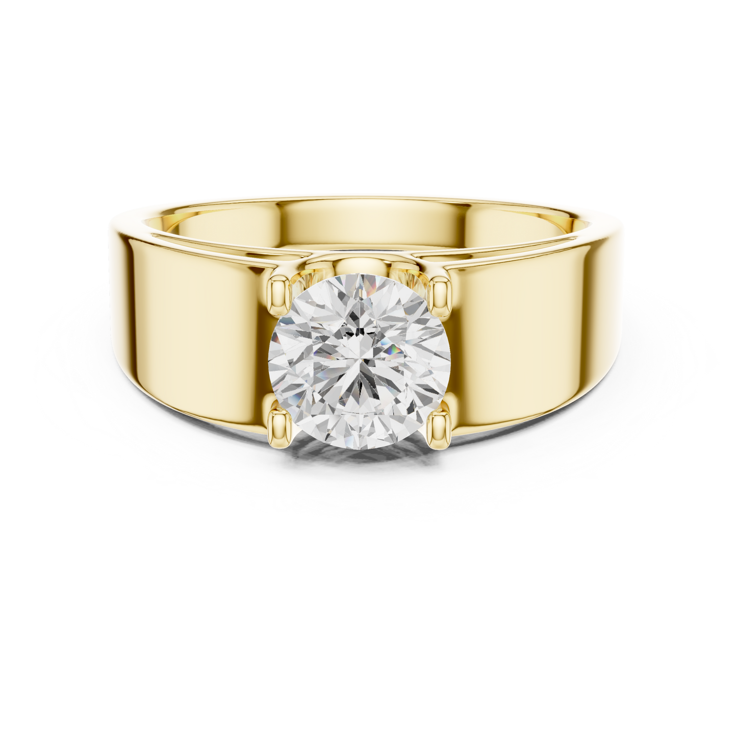 JÄGER JEWEL Signature Solitaire Band – JÄGER Metal
