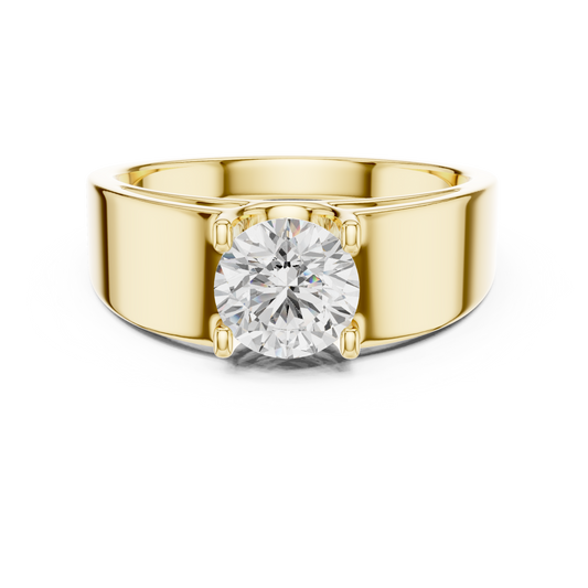 JÄGER JEWEL Signature Solitaire Band – JÄGER Metal