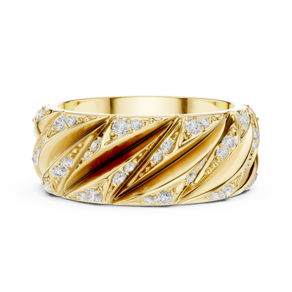 JÄGER JEWEL Imperial Wave Diamond Ring – JÄGER Metal