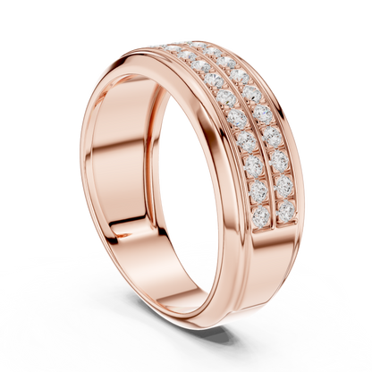 JÄGER JEWEL Twin Eternity Radiance Ring – JÄGER Metal