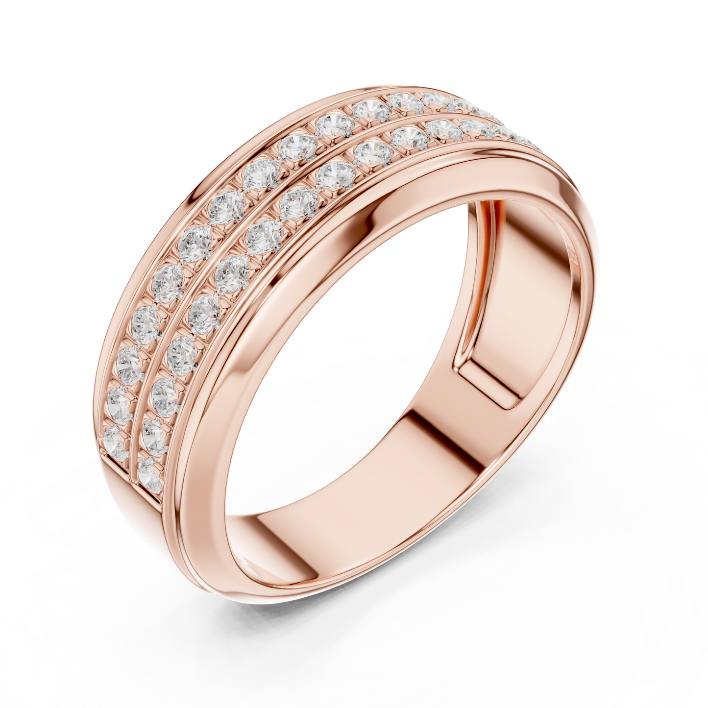 JÄGER JEWEL Twin Eternity Radiance Ring – JÄGER Metal