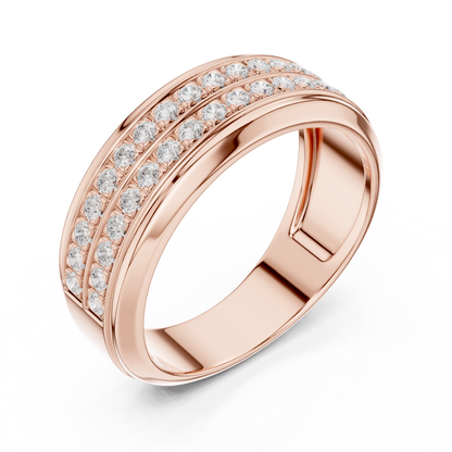 JÄGER JEWEL Twin Eternity Radiance Ring – JÄGER Metal