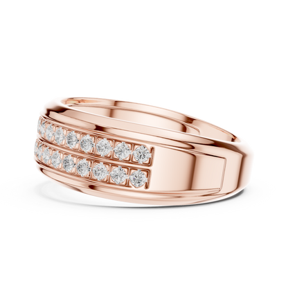 JÄGER JEWEL Twin Eternity Radiance Ring – JÄGER Metal