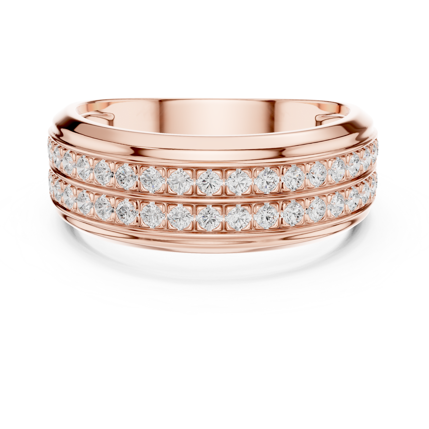 JÄGER JEWEL Twin Eternity Radiance Ring – JÄGER Metal