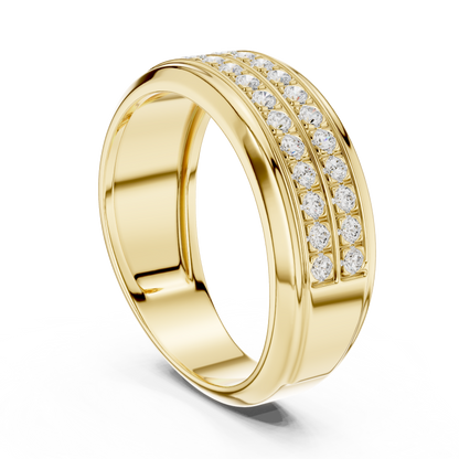 JÄGER JEWEL Twin Eternity Radiance Ring – JÄGER Metal