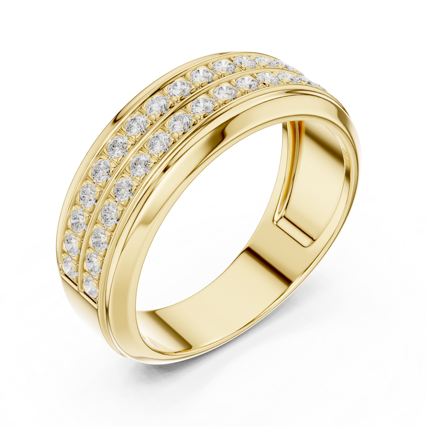 JÄGER JEWEL Twin Eternity Radiance Ring – JÄGER Metal